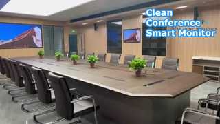 Moniteur rétractable LYLN intégré au système de conférence de qualité